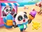 Peli Jigsaw Puzzle: Baby Panda Ice Cream Car verkossa