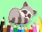 Peli Coloring Book: Baby Raccoon verkossa
