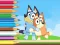 Peli Coloring Book: Bluey And Bingo Holiday verkossa