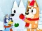 Peli Jigsaw Puzzle: Bluey Christmas Snowman verkossa