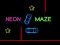 Peli Neon Car Maze verkossa