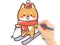 Peli Coloring Book: Skiing Puppy verkossa