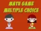 Peli Math Game Multiple Choice verkossa