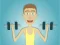 Peli Muscle Clicker verkossa
