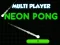 Peli Neon Pong Multi Player verkossa
