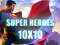 Peli Super heroes 10х10 verkossa