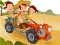 Peli Cartoon Tractor Puzzle verkossa