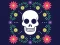 Peli Colorful Skull Jigsaw verkossa