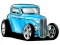 Peli Hot Rod Coloring verkossa