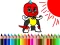 Peli Back To School: Mask Boy Coloring verkossa