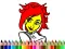 Peli Back To School: Cute Girl Coloring verkossa