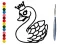 Peli Back To School: Swan Coloring Book verkossa