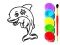 Peli Dolphin Coloring Book verkossa