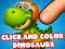 Peli Click And Colors Dinosaurs verkossa