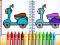 Peli Cute Bike Coloring Book verkossa