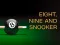 Peli Nine, eight and snooker verkossa