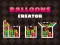 Peli Balloons Creator verkossa