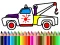 Peli Back To School: Trucks Coloring verkossa