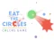 Peli Eat the circles Colors Game verkossa