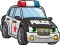Peli Cartoon Police Cars Puzzle verkossa