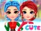 Peli Rainbow Girls Christmas Outfits verkossa