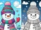 Peli Coloring book Winter verkossa