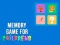 Peli Memory Game for Childrens verkossa