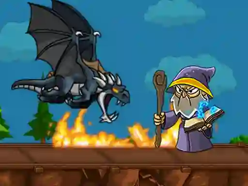 Peli Dragon vs Mage verkossa
