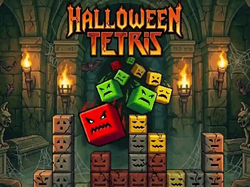 Peli Halloween Tetris verkossa