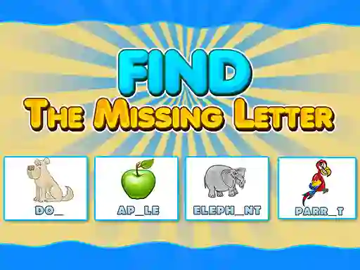 Peli Find The Missing Letter verkossa