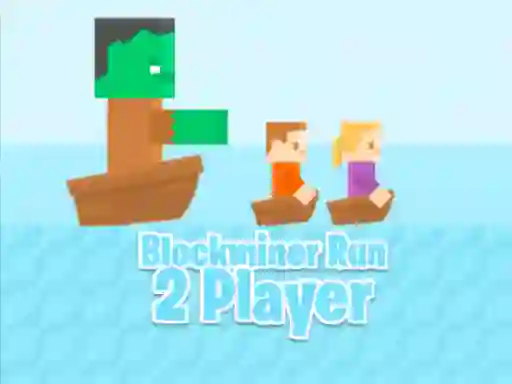 Peli Blockminer Run  2 player verkossa