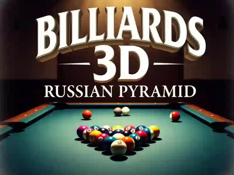 Peli Billiards 3D Russian Pyramid verkossa