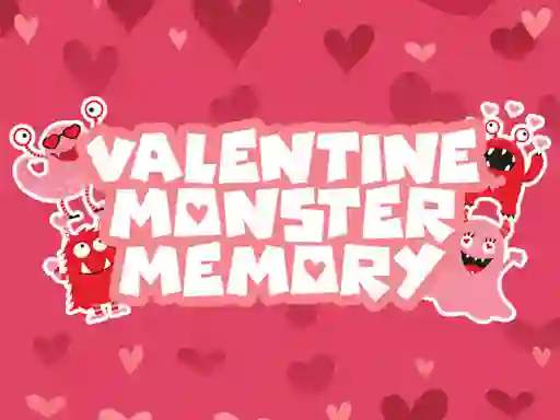 Peli Valentine Monster Memory verkossa