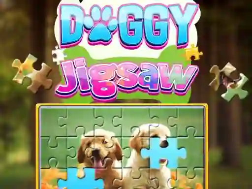 Peli Doggy Jigsaw verkossa