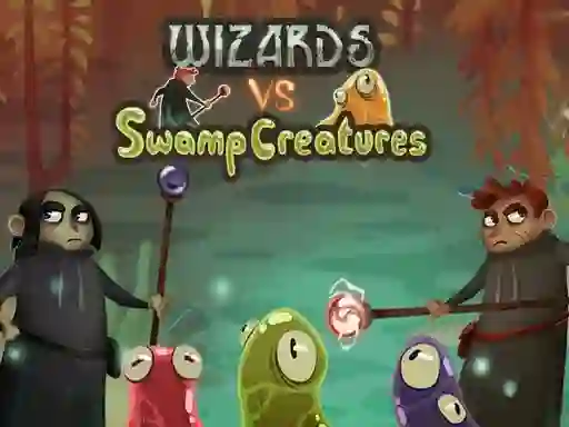 Peli Wizards vs swamp creatures verkossa