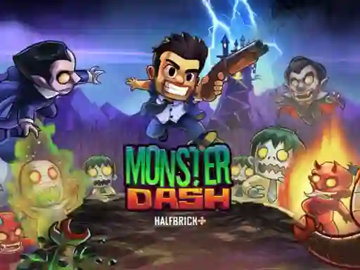 Peli Monster Dash verkossa