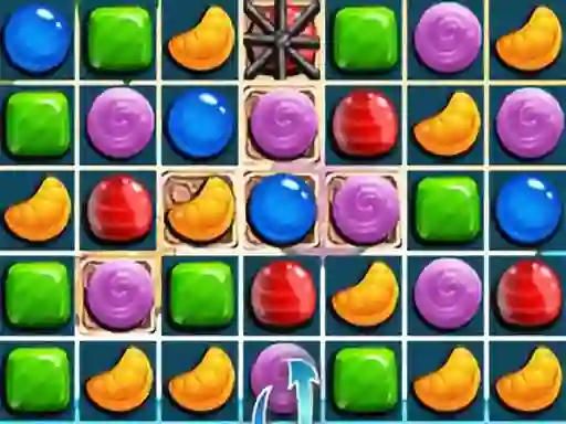 Peli Sweet Candy Match 3 verkossa
