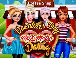 Peli Valentines Day Mix Match Dating verkossa