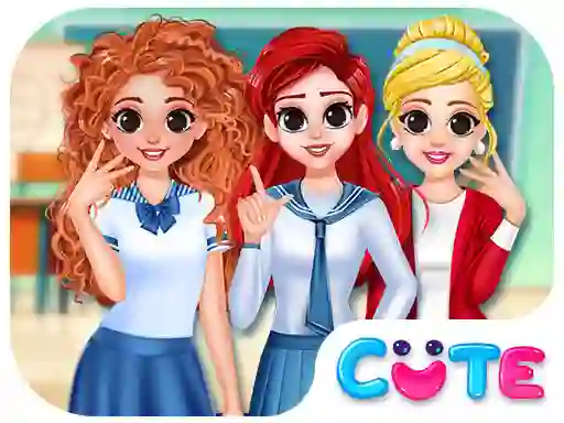 Peli BFF Princess Back To School verkossa