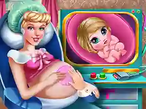 Peli Cinderella Pregnant Check-Up verkossa