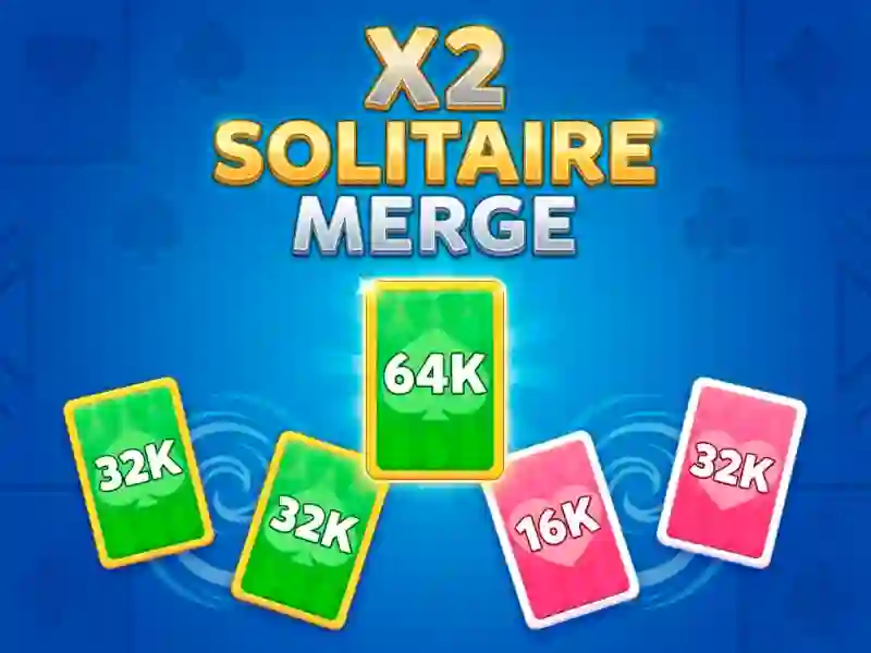 Peli X2 Solitaire Merge verkossa