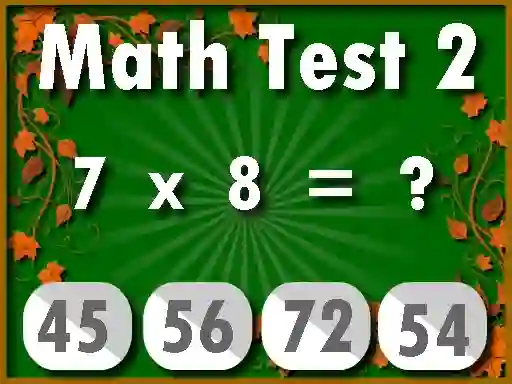Peli Math Test 2 verkossa