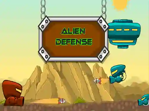 Peli Alien Defense verkossa