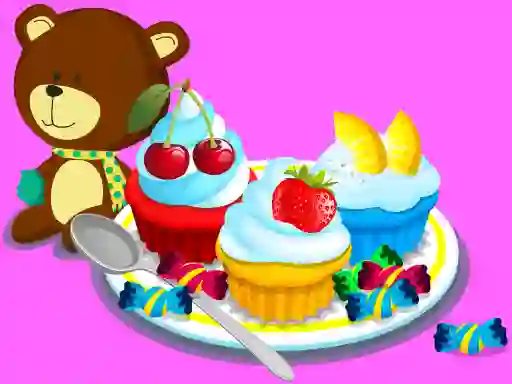 Peli Cooking Colorful Cupcakes verkossa