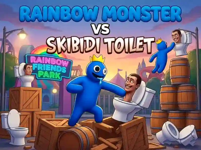 Peli Rainbow Monster VS Skibidi Toilet verkossa
