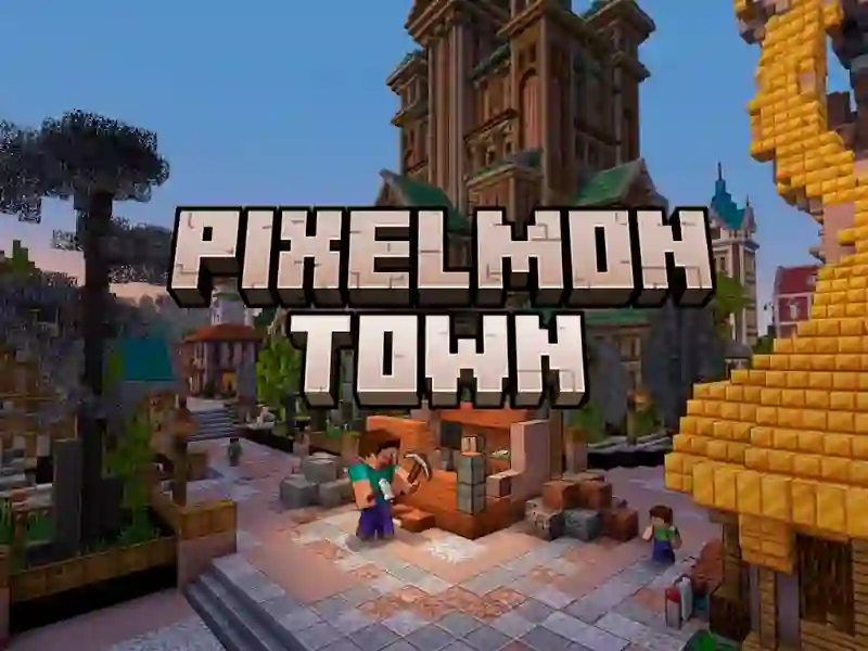 Peli Pixelmon Town verkossa