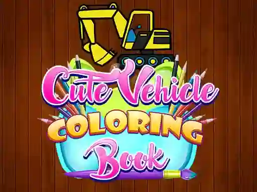 Peli Cute Vehicle Coloring Book verkossa