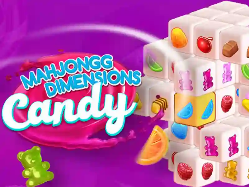 Peli Candy 3D Mahjong verkossa