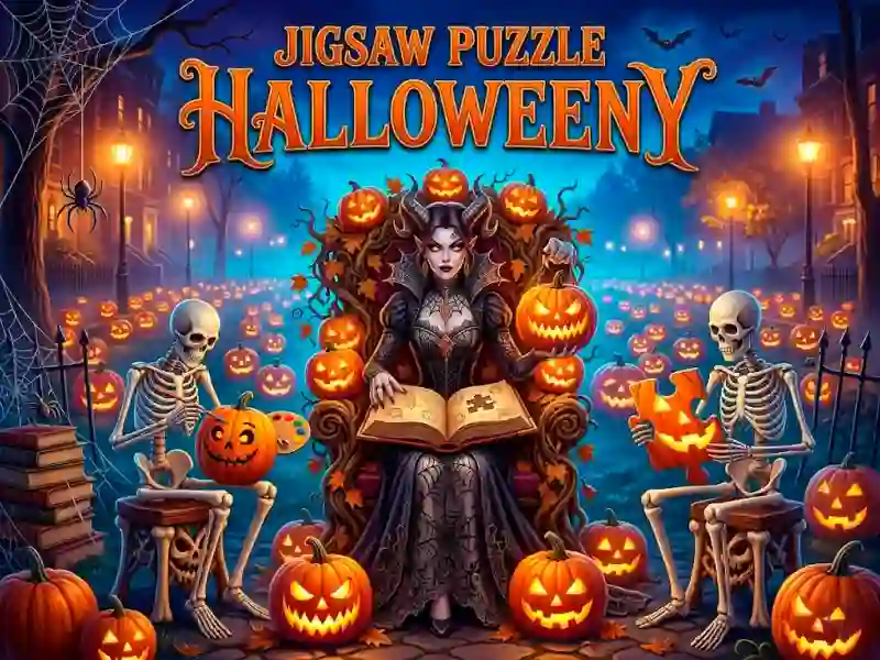 Peli Jigsaw Puzzle Halloweeny verkossa