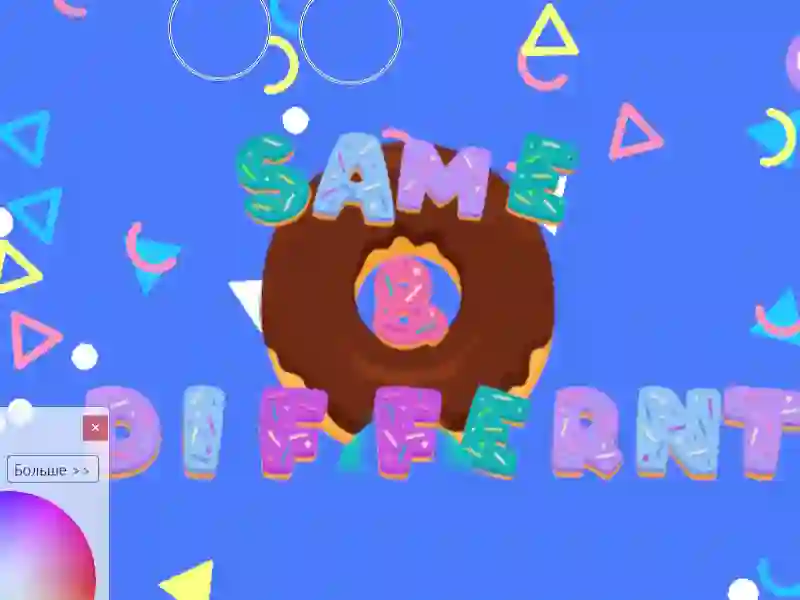 Peli Same & Different Donut verkossa